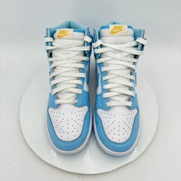 Nike Dunk High Retro Men Size 9.5 DD1399-401 Chill Blue White Training Shoes