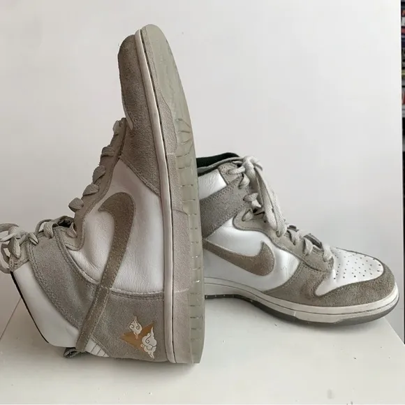 Nike Dunk High 'San Francisco - Gold Mountain'  White Desert Ore GS Size 5.5Y