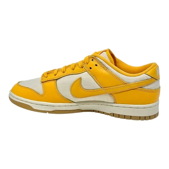 Nike Dunk Low Retro Premium Mens Sz. 11.5 Gold Leather Athletic Shoes HF4867 739