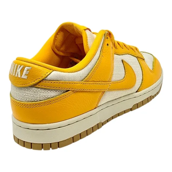 Nike Dunk Low Retro Premium Mens Sz. 11.5 Gold Leather Athletic Shoes HF4867 739