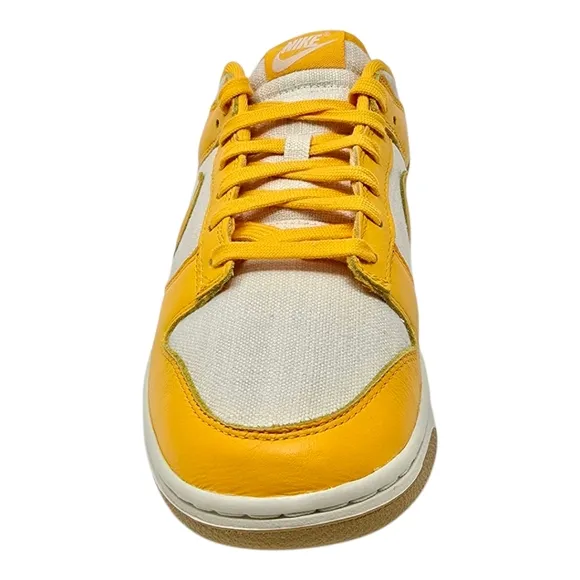 Nike Dunk Low Retro Premium Mens Sz. 11.5 Gold Leather Athletic Shoes HF4867 739