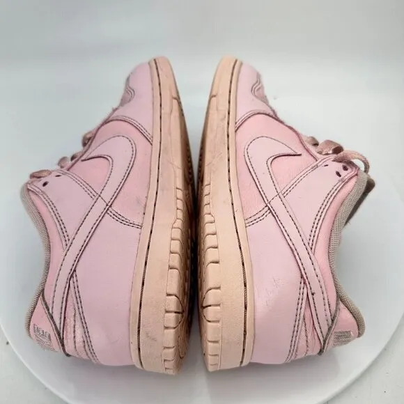Nike Dunk Low SE Youth Sz 1Y AA3146 601 Triple Prism Pink Leather Training Shoes