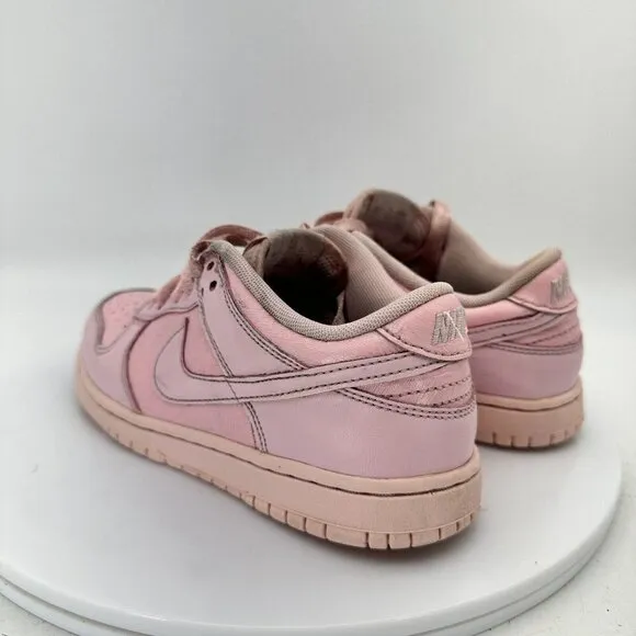 Nike Dunk Low SE Youth Sz 1Y AA3146 601 Triple Prism Pink Leather Training Shoes