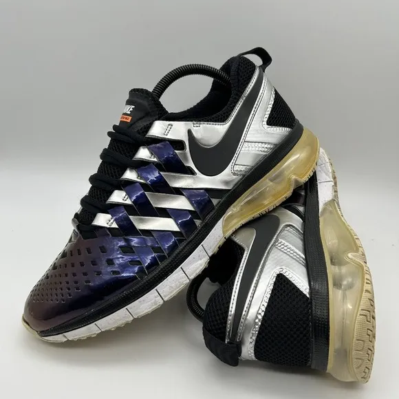 Nike Fingertrap Max Shoes Mens Size 10 Black Silver Purple Training 644672-501