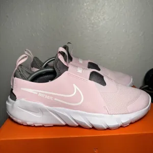 Nike Flex Runner 2 GS Pink Foam White Grey Sneakers DJ6038-600 Kids Size 7Y