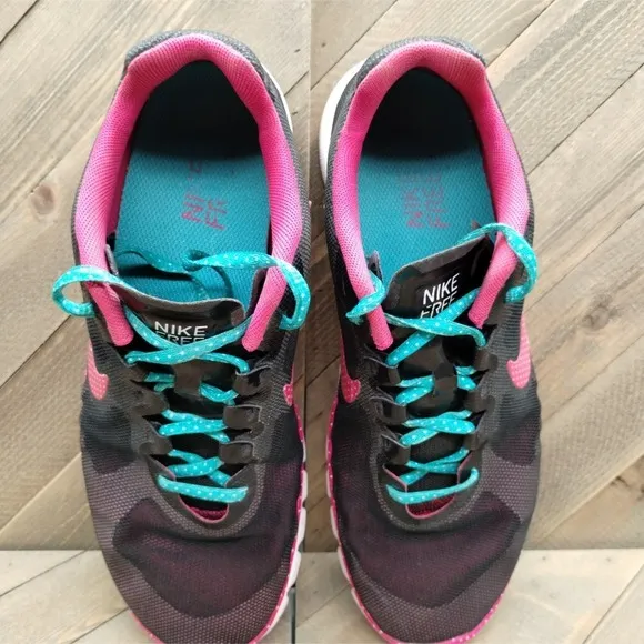 Nike Free 3.0 Advantage Cross Training Sneakers Womens Size‎ 9 Pink Blue Black