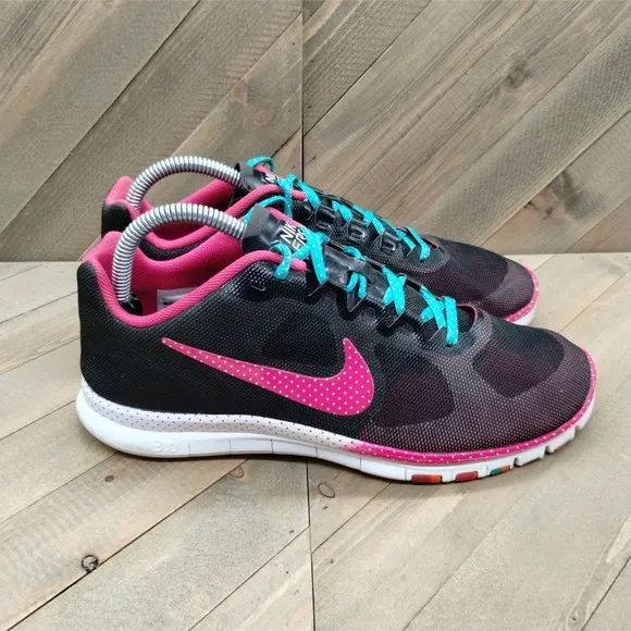 Nike Free 3.0 Advantage Cross Training Sneakers Womens Size‎ 9 Pink Blue Black