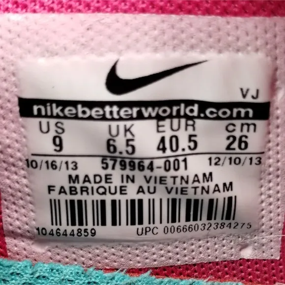 Nike Free 3.0 Advantage Cross Training Sneakers Womens Size‎ 9 Pink Blue Black