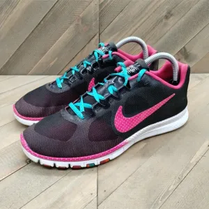 Nike Free 3.0 Advantage Cross Training Sneakers Womens Size‎ 9 Pink Blue Black
