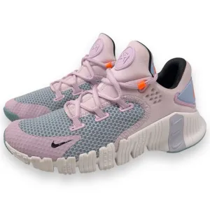 Nike Free Metcon 4 Womens Size 6.5 Gym Training Shoes Doll Black Worn Blue
