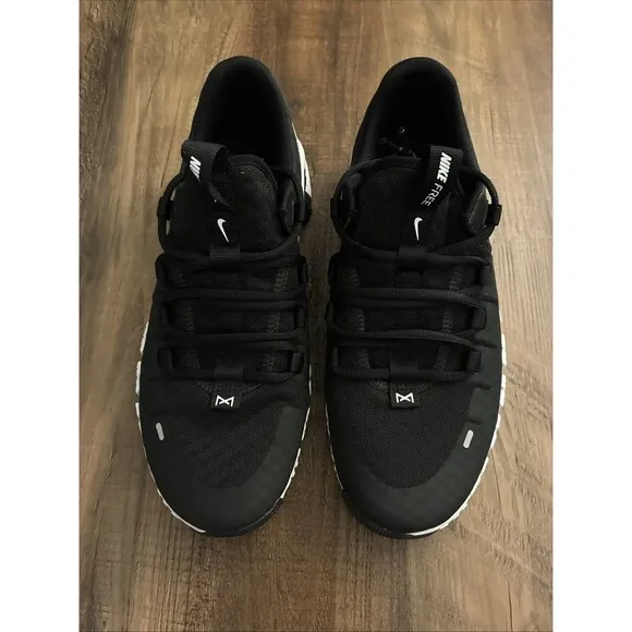 Nike Free Metcon 5 Black White Women Size 8.5 Gym Training Shoes DV3950-001