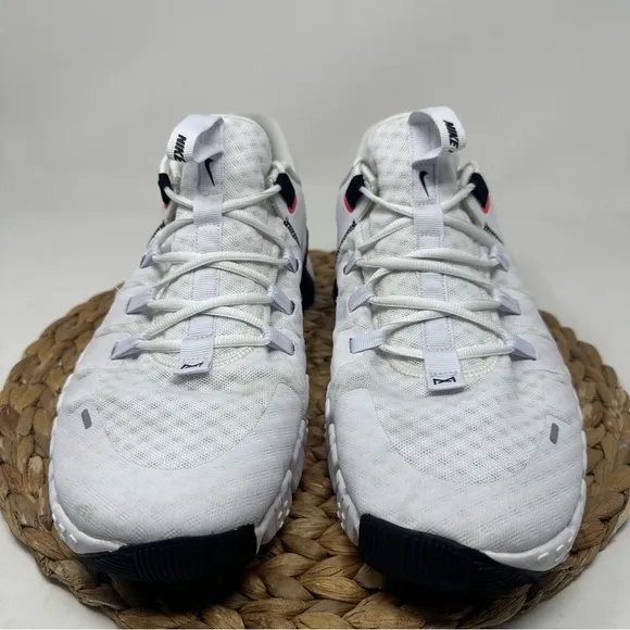 Nike Free Metcon 5 Training Shoes White Bright Crimson Size 14 Men's