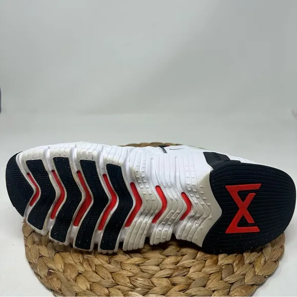 Nike Free Metcon 5 Training Shoes White Bright Crimson Size 14 Men's