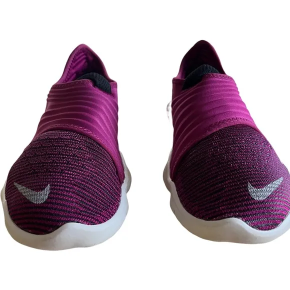 Nike Free Rn Flykint 3.0 Running Shoes Burgundy AQ5708-601 Women Size 11