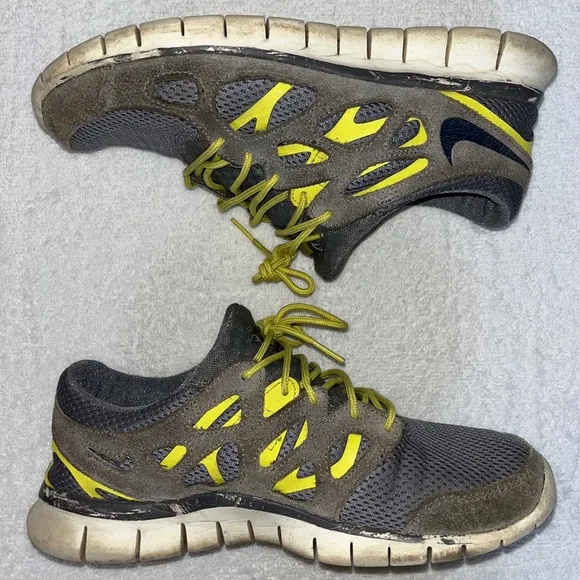 Nike Free Run 2 Running Shoes Sneakers Cool Gray Armory