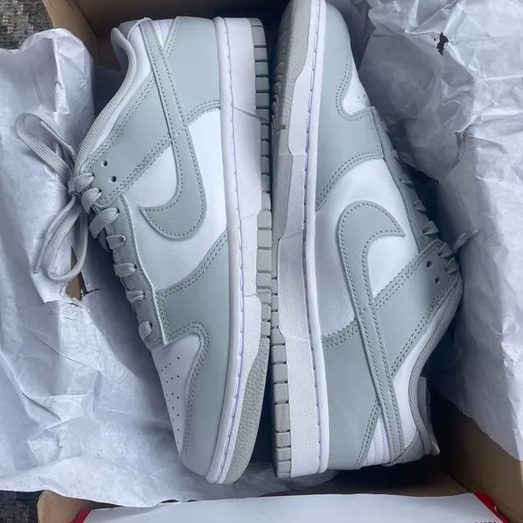 Nike Gray Fog Dunk Low Sneakers