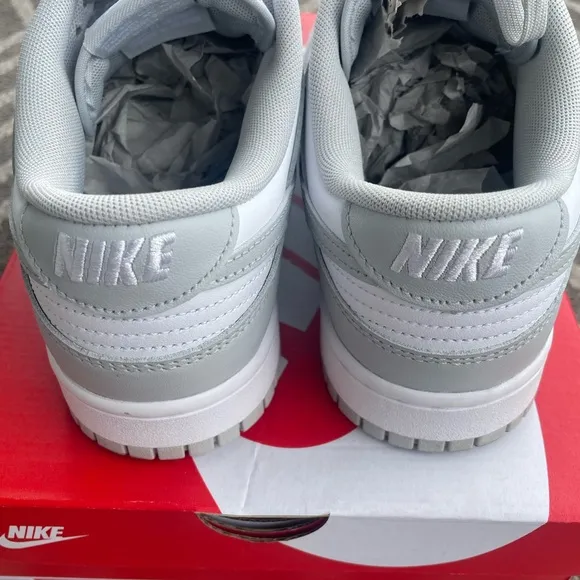 Nike Gray Fog Dunk Low Sneakers