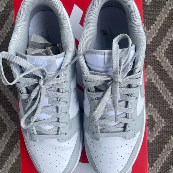 Nike Gray Fog Dunk Low Sneakers