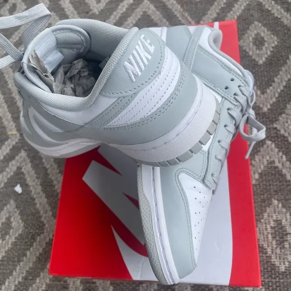 Nike Gray Fog Dunk Low Sneakers