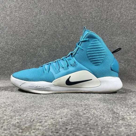 Nike Hyperdunk X TB Blue White AT3866-402 Basketball Athletic Shoes Men's Sz 17