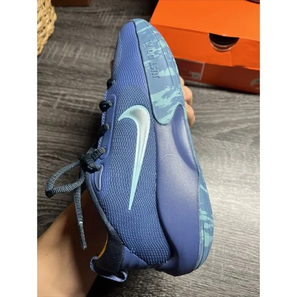 Nike‎ Isofly GS Total Navy  Youth Basketball Hoopers Shoes FN4384-400 Sz Sz 3Y