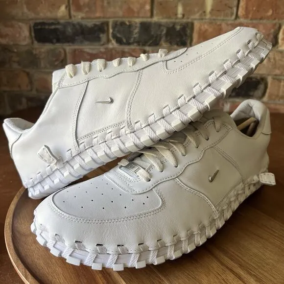 Nike Jacquemus J Force 1 Low LX SP White Silver Shoes Sneakers Women 14.5 Men 13