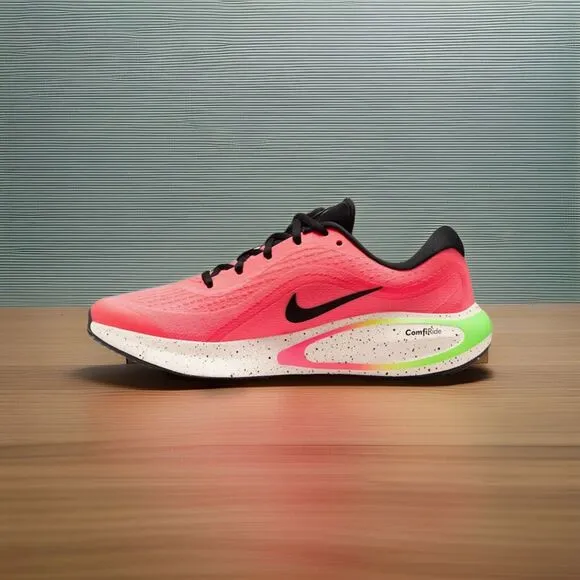 Nike Journey Run Hot Punch Neon Green HJ7352-674 Women Size 6 Mens 4.5
