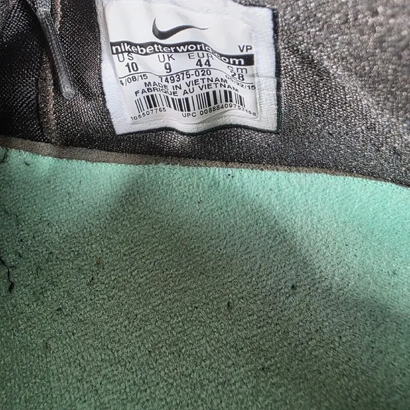 Nike KD 8 Basketball‎ Shoes Sneakers Athletic Training Gray Green Size 10