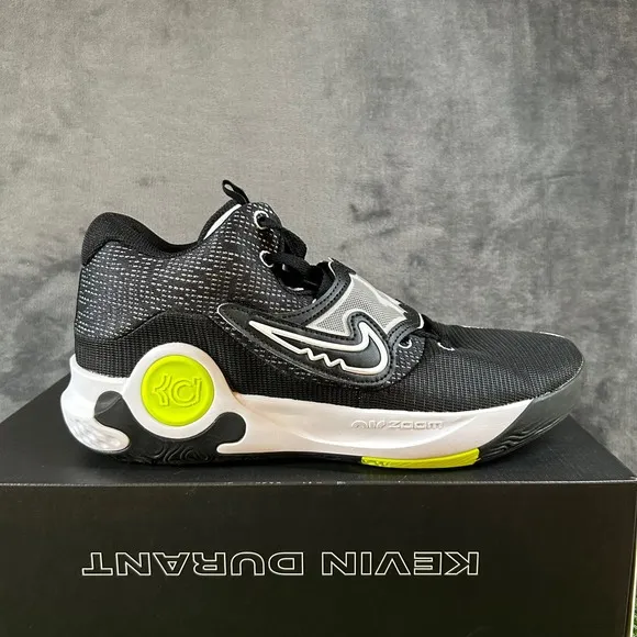 Nike KD Trey 5 X Basketball Shoes Black Neon Green Athletic Sneakers Mens 12