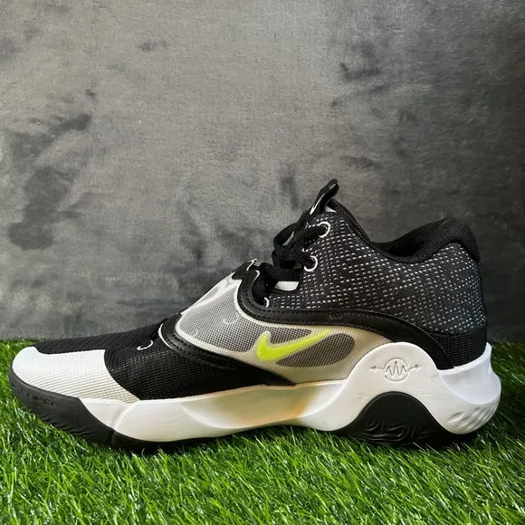 Nike KD Trey 5 X Basketball Shoes Black Neon Green Athletic Sneakers Mens 12