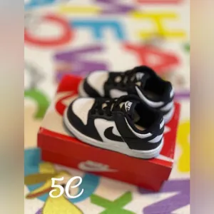 Nike Kids Black and White Panda Dunks