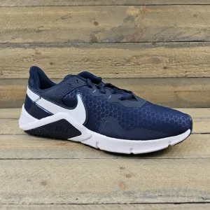 Nike Legend Essential 2 Men's Training Workout Gym Shoes Navy White NEW