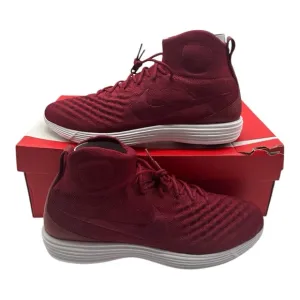 Nike Lunar Magista ll FK Flyknit Shoes Mens Sz 11.5 Team Red Training 852614-600
