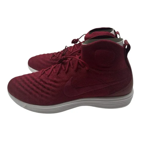 Nike Lunar Magista ll FK Flyknit Shoes Mens Sz 11.5 Team Red Training 852614-600