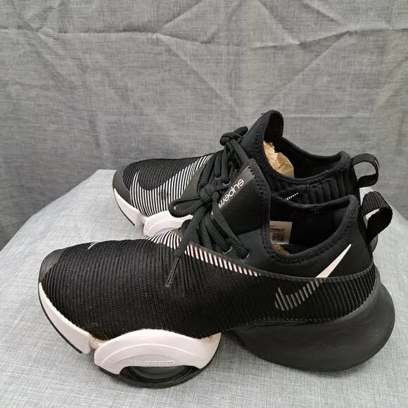Nike M Air Zoom SuperRep 2 Black White Men Cross Training Shoes Sz 7 CU6445-003