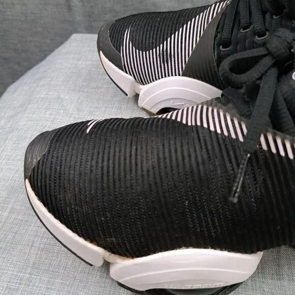 Nike M Air Zoom SuperRep 2 Black White Men Cross Training Shoes Sz 7 CU6445-003