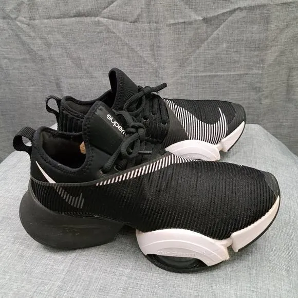 Nike M Air Zoom SuperRep 2 Black White Men Cross Training Shoes Sz 7 CU6445-003