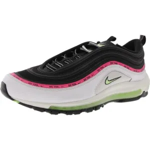 Nike Mens Air Max 97 Black Lace-Up Patent Running &amp; Training Shoes New