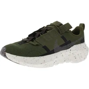 Nike Mens Crater Impact Green Lace-Up Running &amp; Training Shoes New
