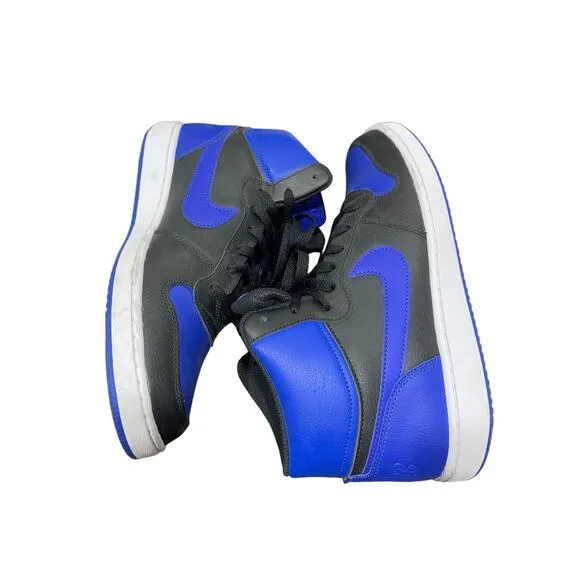 Nike Men's Ebernon Mid Sneaker Shoes Black Game Royal White Size 11 AQ1773 001