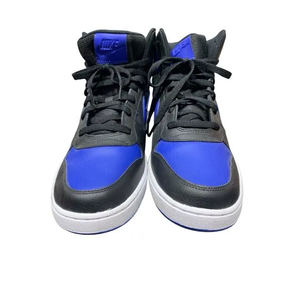 Nike Men's Ebernon Mid Sneaker Shoes Black Game Royal White Size 11 AQ1773 001