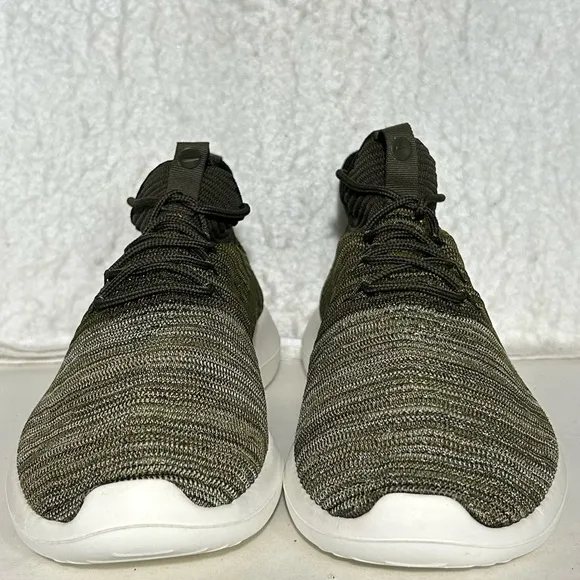 Nike Mens Roshe Two Flyknit V2 Sequoia Running Athletic Sneakers Shoes SZ 10.5