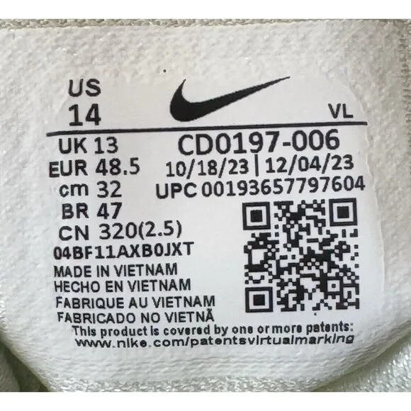 Nike Mens Size 14 Flex Control TR4 Training Sneakers Shoes Athletic