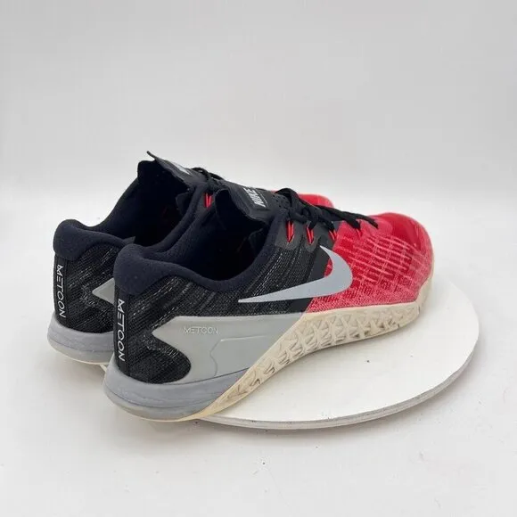 Nike Metcon 3 Men Size 13 853928-600 Gray University Red Training Lifting Shoes