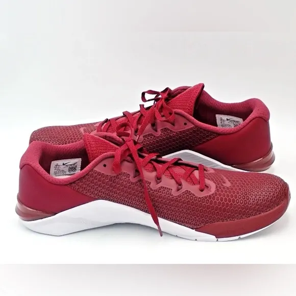 Nike Metcon 5 Training Shoes Red Maroon AQ1189- 692 Men's Size 14 With Inserts