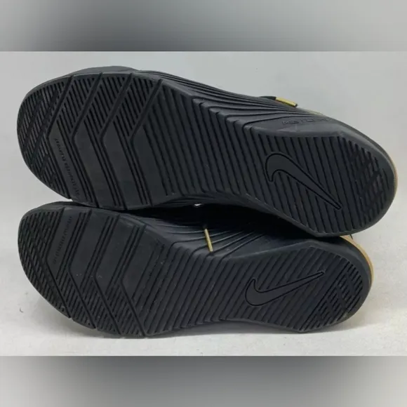 Nike Metcon 5 X Training Shoes Men's Size 12 Black/Gold Excellent MSRP $139.99