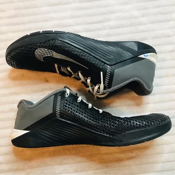 Nike Metcon 6 Black Anthracite Silver Training Shies Sneakers Men’s size 12
