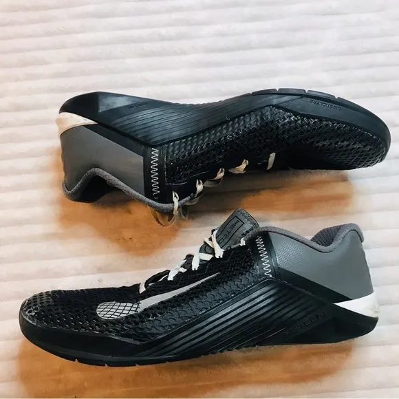 Nike Metcon 6 Black Anthracite Silver Training Shies Sneakers Men’s size 12