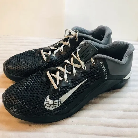 Nike Metcon 6 Black Anthracite Silver Training Shies Sneakers Men’s size 12