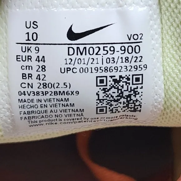 Nike Metcon 7 Mens 10 AMP Sunset Orange Blue Training Fitness Gym Shoes
